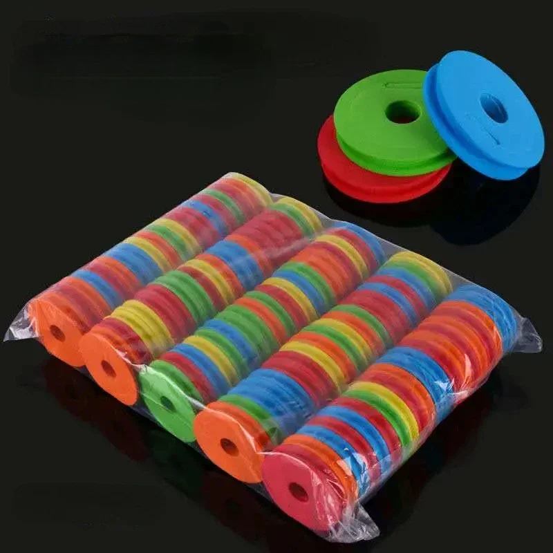 Fishing Line Spool - 10個入りEVAフォームスプール 釣り糸巻きボード 釣り針 ライン タックル フォームスプール