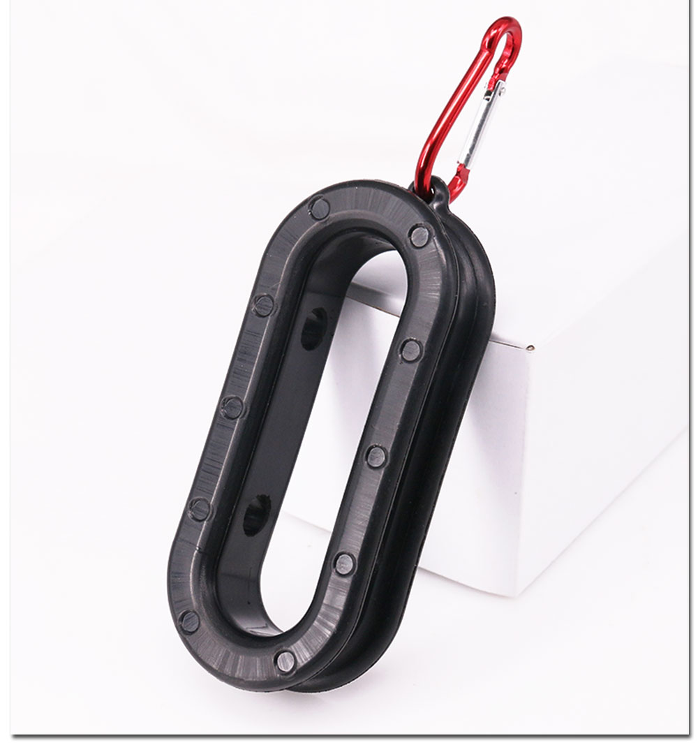 Fishing Line Dispenser - DEUKIO釣り糸巻き取りツール、アルミ製ハンドルラインワインダー、釣りリール用結び目結び＆巻き取りツール、バックル付きで持ち運び可能