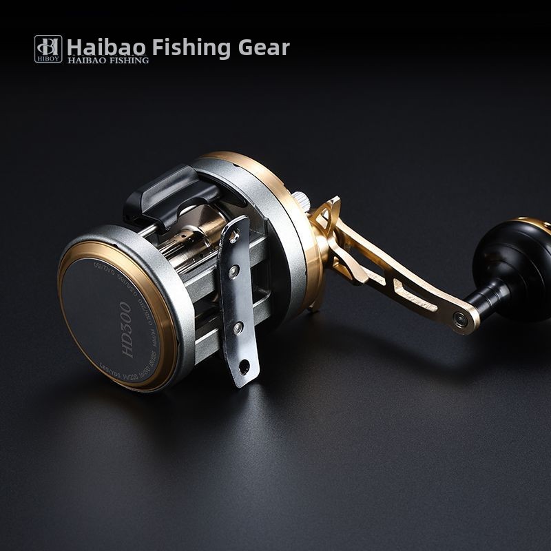 HD300メタル製、海水釣り用、スローリール、10倍速比、磁 - Ice Fishing Line のレビューと価格