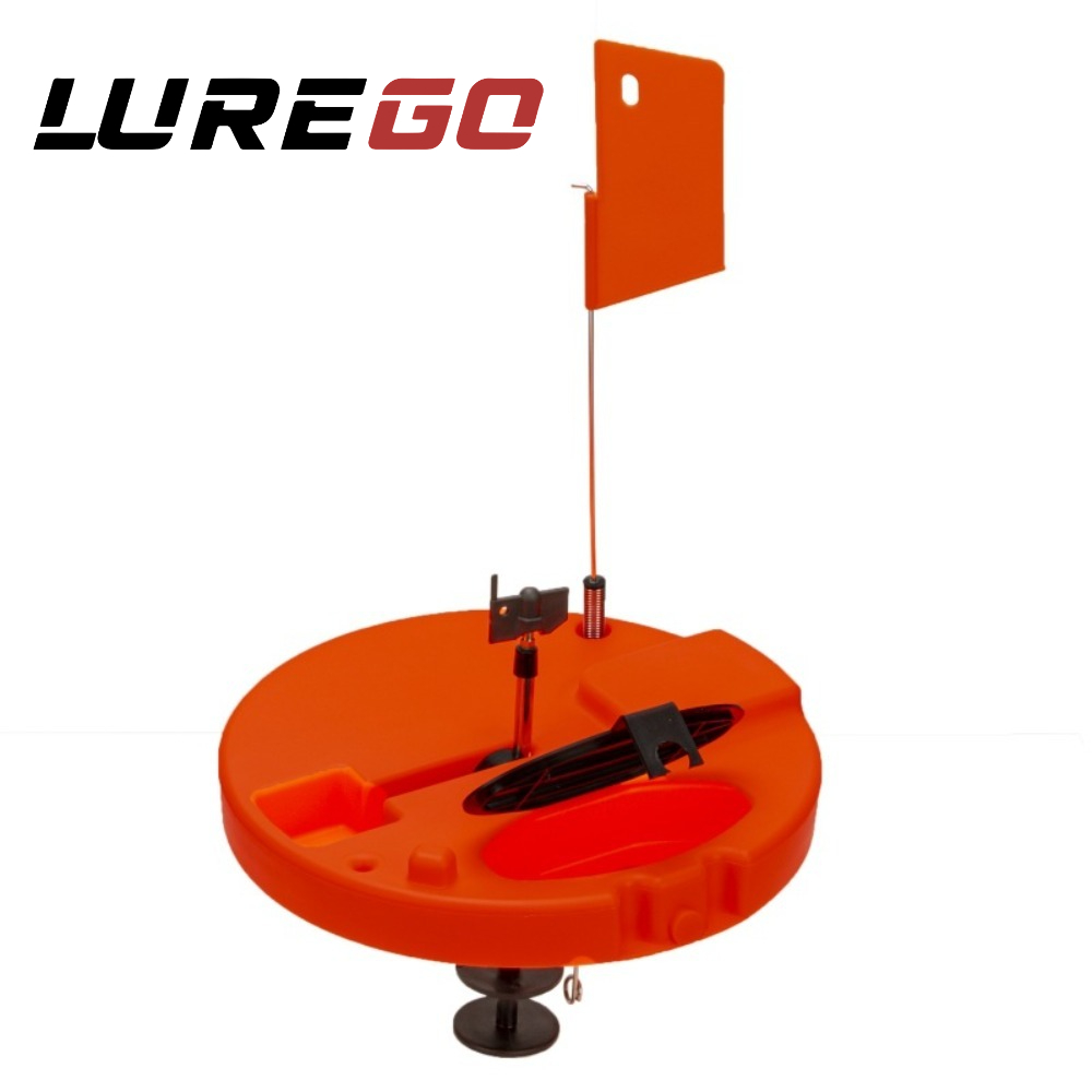 1PC オールインワン氷上釣りティップアップ |   オレン - Ice Fishing Line のレビューと価格