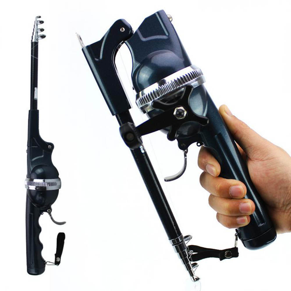 1.4m折りたたみ式ファイバー製海釣り竿、内蔵リールセット、 - Ice Fishing Line のレビューと価格
